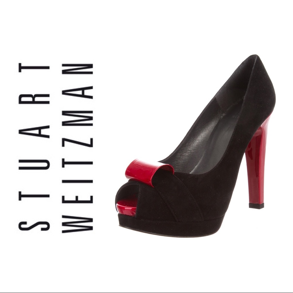 Stuart Weitzman Puente Platform Pumps, Size 8.